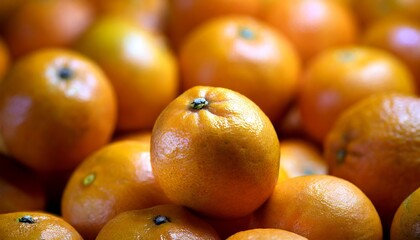 Poster - full frame of orange fruit background