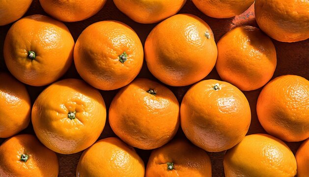 full frame of orange fruit background