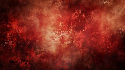 Wall Mural - dark red abstract background in cyclorama style in misty atmosphere. opulent setting of extra depth 