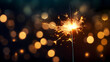 © jiejie - Beautiful creative holiday background with fireworks and sparkles