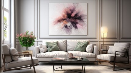 Poster - modern living room