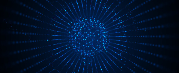 Abstract data background. Futuristic technology style. Elegant digital  background for business cyber presentations.