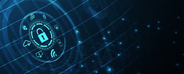 Abstract data background. Futuristic technology style. Elegant digital  background for business cyber presentations.