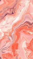  Pink and Orange Marble Background, Smooth and Vibrant Stone Pattern for Design Projects