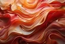  A Computer Generated Image Of A Wavy Red And Gold Pattern On A Computer Generated Image Of A Wavy Red And Gold Pattern On A Computer Generated Image.