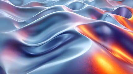 abstract rounded wave surface texture. abstract background with glowing lines wallpaper