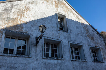 Wall Mural -  Urban landscape of colonial houses, streets and windows of the historic center.