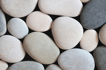 Aufkleber - pebbles stone  background for page, template or web banner