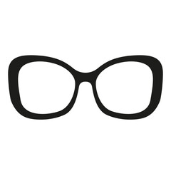 Sticker - Eye glasses silhouette