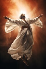 Wall Mural - Ascension day of jesus christ or resurrection day of son of god. Good friday. Ascension day concept