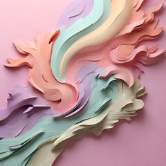 Wall Mural - Creative Pastel Background