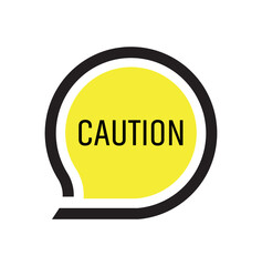 Wall Mural - caution sign	