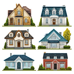 illustration of a house on white background