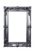 © Transparent AI - Vertical silver frame on a transparent background