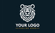 Simple Bear vector logo design Vintage Bears logo vector for Bear Lover 
