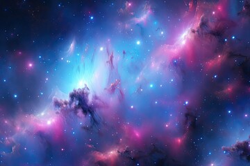 Wall Mural - Galaxy and stars. Deep space in the sky. Nebula. image space art