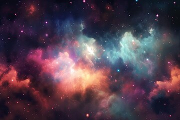 Wall Mural - Galaxy and stars. Deep space in the sky. Nebula. image space art