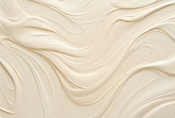 Wall Mural - Artistic smears of creamy cosmetic texture, creating a visually pleasing composition.