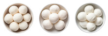 Set Of Roshogolla Top View Isolated On A Transparent Background