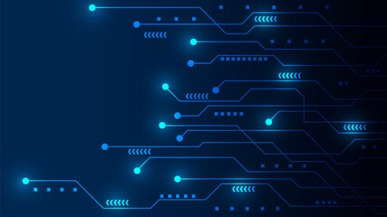 Wall Mural - hi-tech digital data abstract design