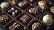 Indulge in too much sweets, too many calories—an empty box of chocolates or confectionery signals excess eating, Ai Generated.