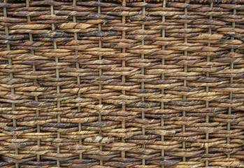 Wall Mural - Details of woven basket as design background