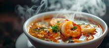 Tom Yum Kung (spicy Shrimp Soup)