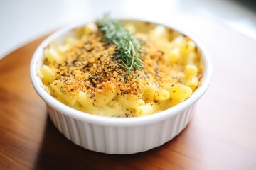 Poster - mac and cheese with truffle oil drizzle