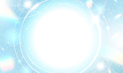 Wall Mural - blue light glowing abstract background