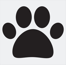 Dog Paw Puppy Leg Foot Feet Animal Black Icon Symbol PNG