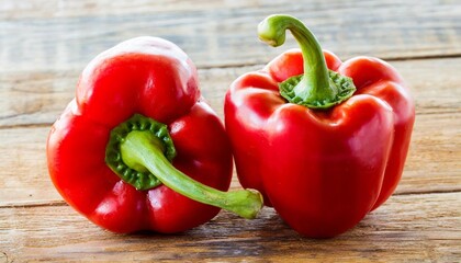 Canvas Print - two red peppers