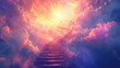 Surreal Path to Heaven: Majestic Interpretation of Faith and Religion