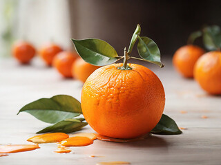 Wall Mural - orange 1