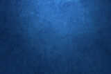 Fototapeta  - Navy Blue plaster Wall Background with spotlight