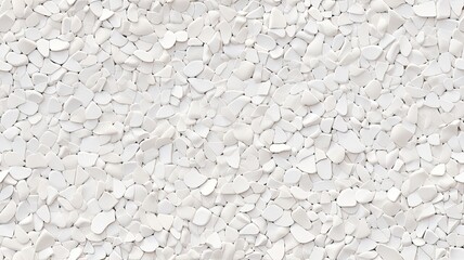 a seamless texture of ceramic with grout joints, highlighting the intricate details and craftsmanship in a white terrazzo finish adorned with pebble stones. SEAMLESS PATTERN. SEAMLESS WALLPAPER.