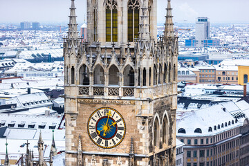 Wall Mural - munich germany in winter