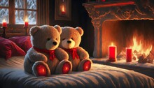 Sweet Couple: Teddy Bears On The Quest For Love