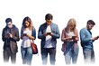 © Natali - Instant messaging communication among people