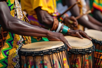 African Free photo instruments for carnival.