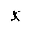 © IqbalHD - Baseball sports vector logo balck and white