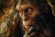 Chronicles of prehistoric life: primitive man, delving into the mysteries of early human existence, tools, culture, and survival in the ancient epochs of our evolutionary past