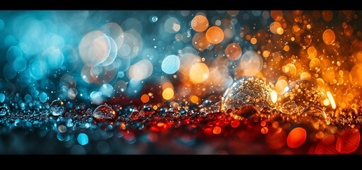 Gradient background orange-turquoise and red High quality photo