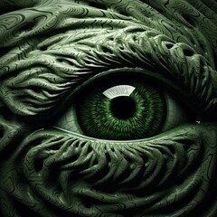 Wall Mural - Nice spiral eyes wallpaper art image