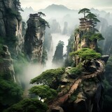 Fototapeta  - Nice natural beauty chinese landscape image