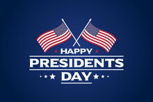 Presidents Day Vector, Clipart, Card, Banner,  
Background, Illustration, Logo, Graphic, Text, Lettering For Happy President's Day Sale Banner, Flyer, Sign, Web, Social Media Post American Flag, US