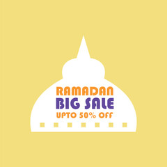 Ramadan big sale banner discount