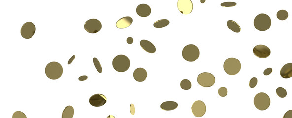 Wall Mural - gold confetti