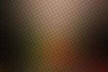 Abstract Brown And Orange Background With Metal Grid Pattern, Vintage Tone
