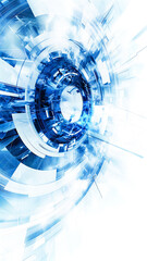 Wall Mural - abstract bright technology background illustration
