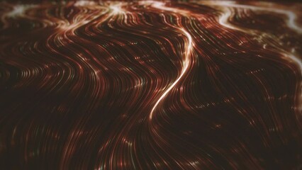 Wall Mural - abstract streaming lines background/ 4k animation of an abstract background of flowing ans streaming
